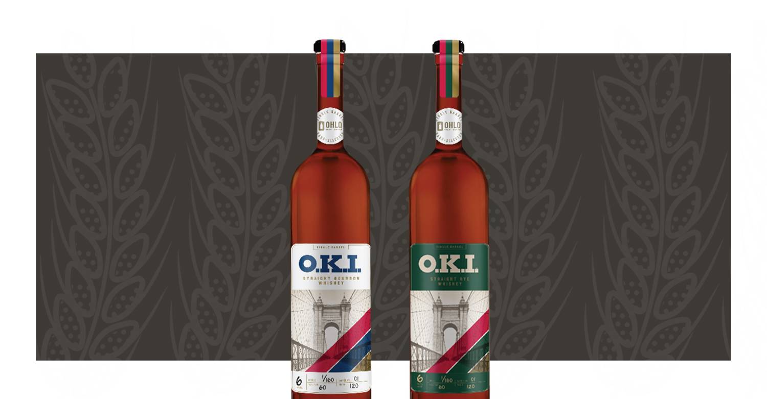 O.K.I Exclusive Single Barrel Bourbon & Rye Blends OHLQ