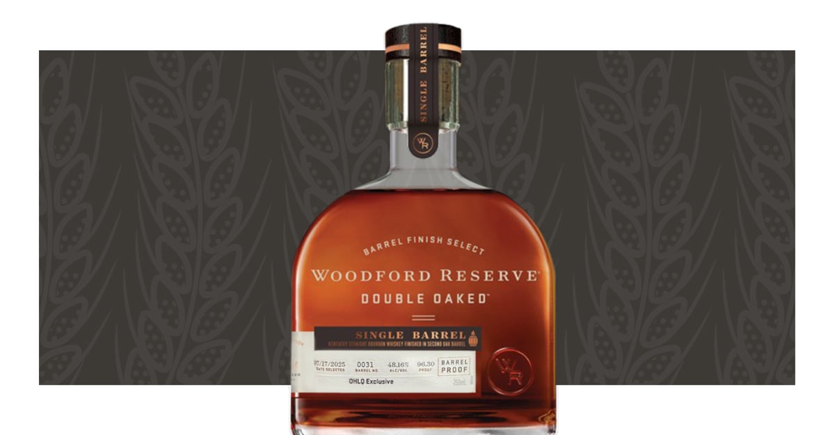 Woodford Reserve Double Oaked Single Barrel 2026 Exclusive