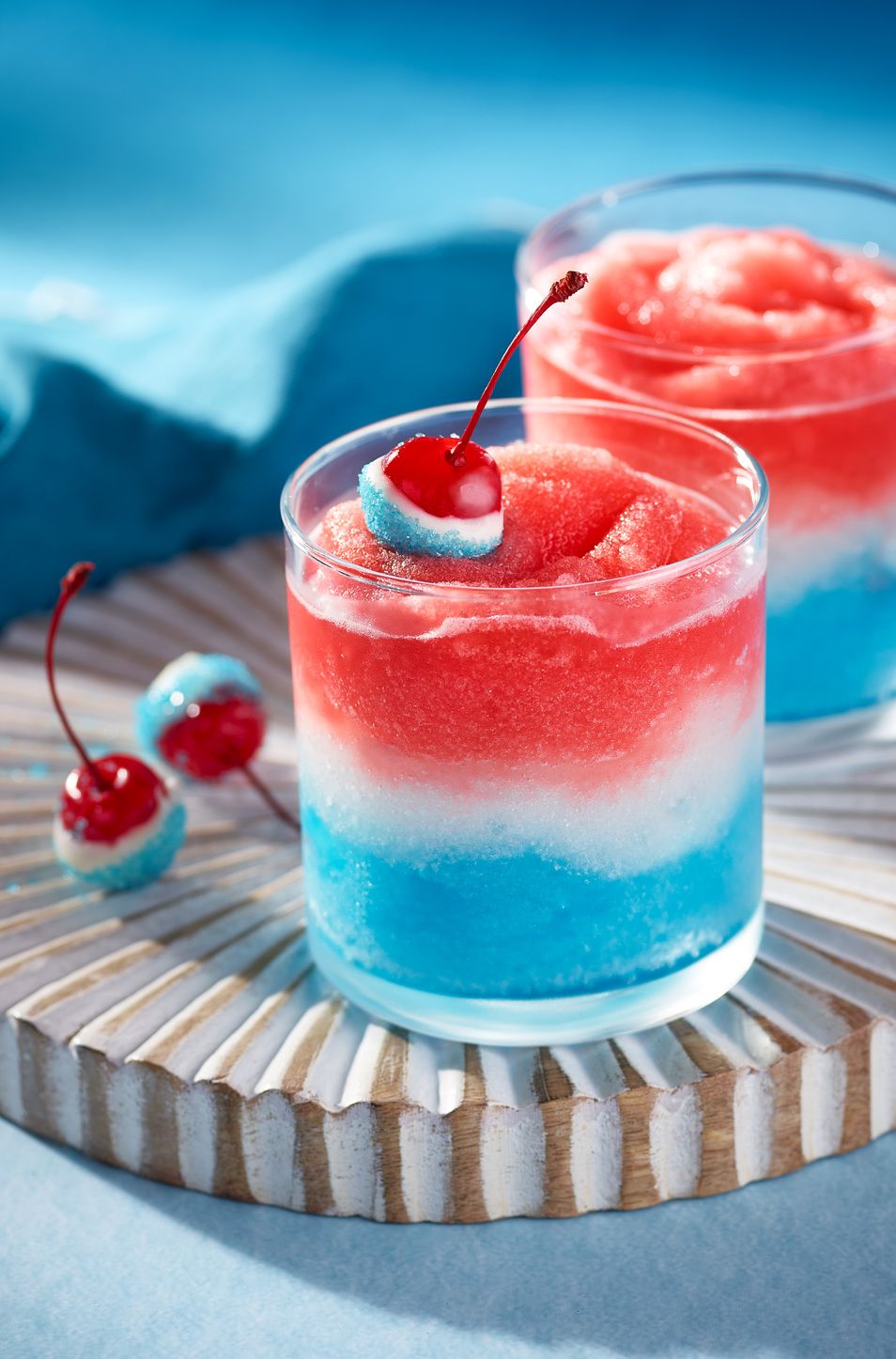 Red, White, and Blue Daiquiri Recipe (Serves 68)